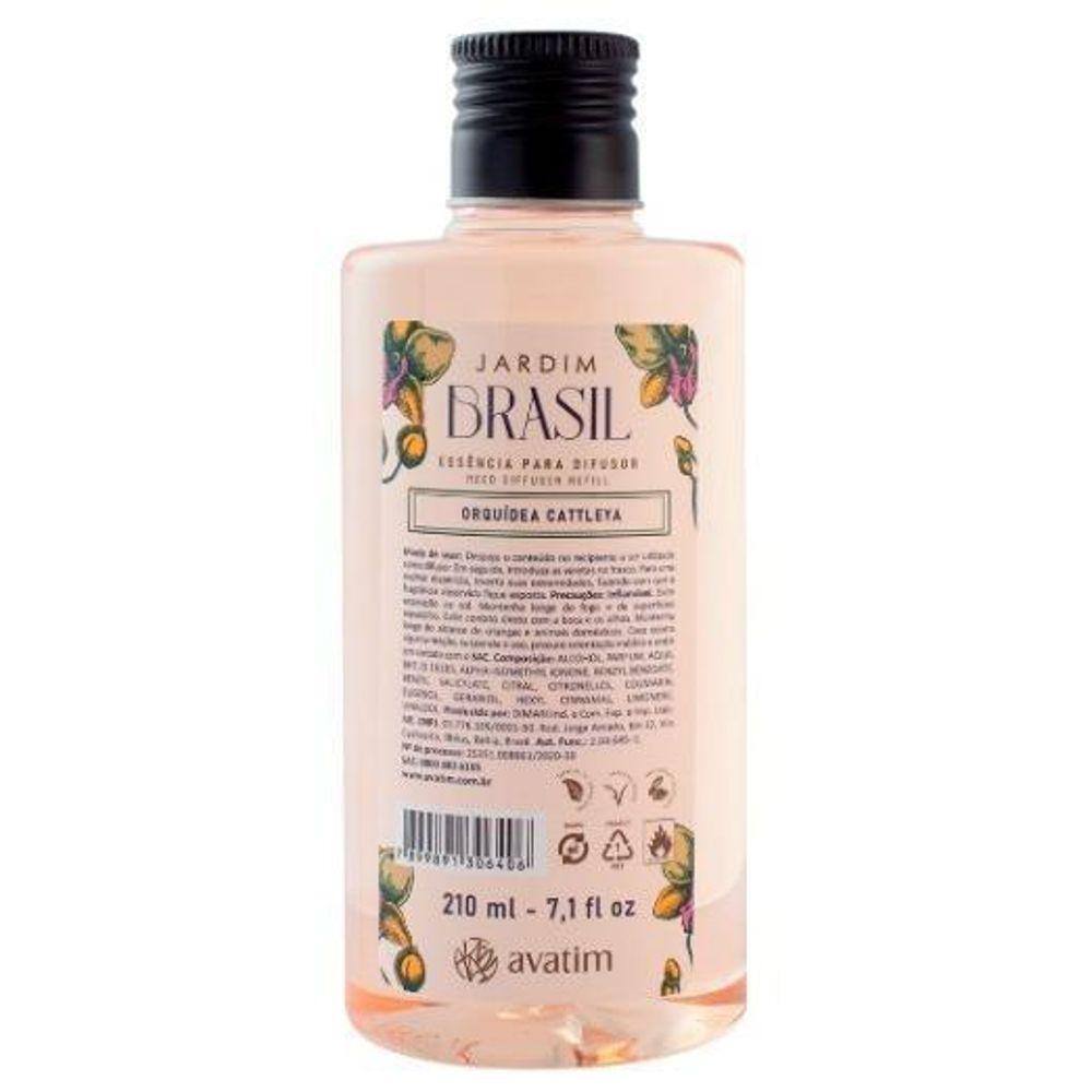 Essência 210 Ml Orquídea Cattleya Para Difusor De Varetas
