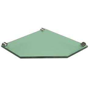 Prateleira De Canto Sextavado Verde