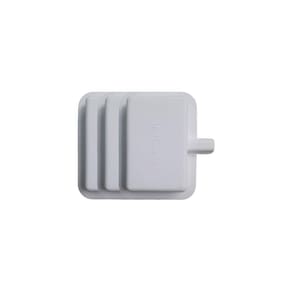 Protetor Tomadas Móveis - Plástico Branco - 105x75mm