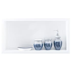 Nicho para Banheiro Porcelanato Polido 61cmx31cmx11cm