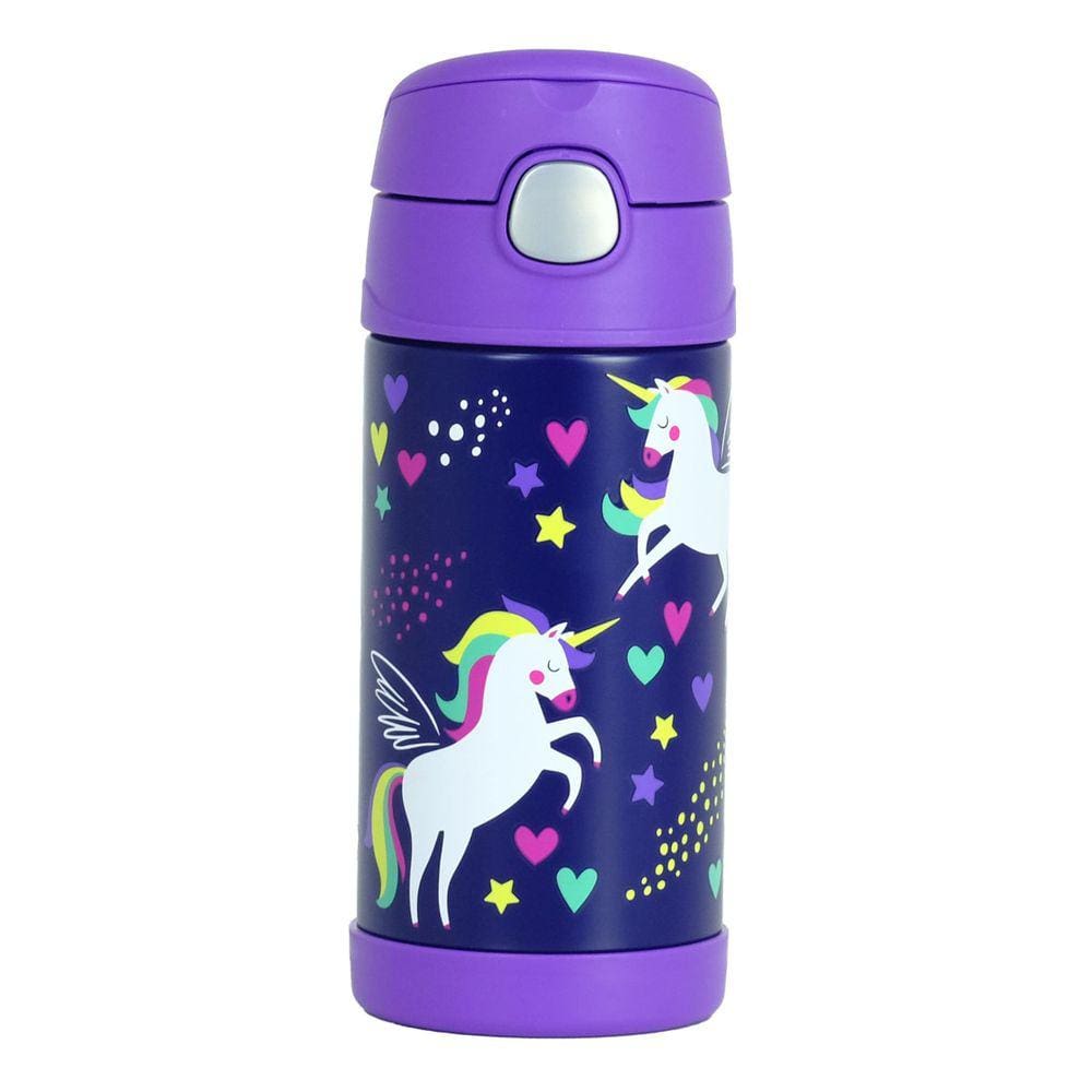 Garrafinha Térmica Infantil Thermos 355Ml Unicórnio Alado