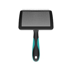 Rasqueadeira Curva Bolinhas Grande Azul Propetz
