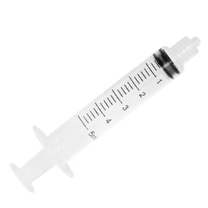 Seringa Descartável Luer Lock 5 Ml S/Ag 100 Unidades Sr