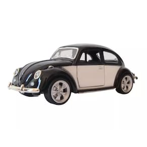 Fusca Beetle Bicolor C/ Rodas Esportivas 1:32 Pretobras