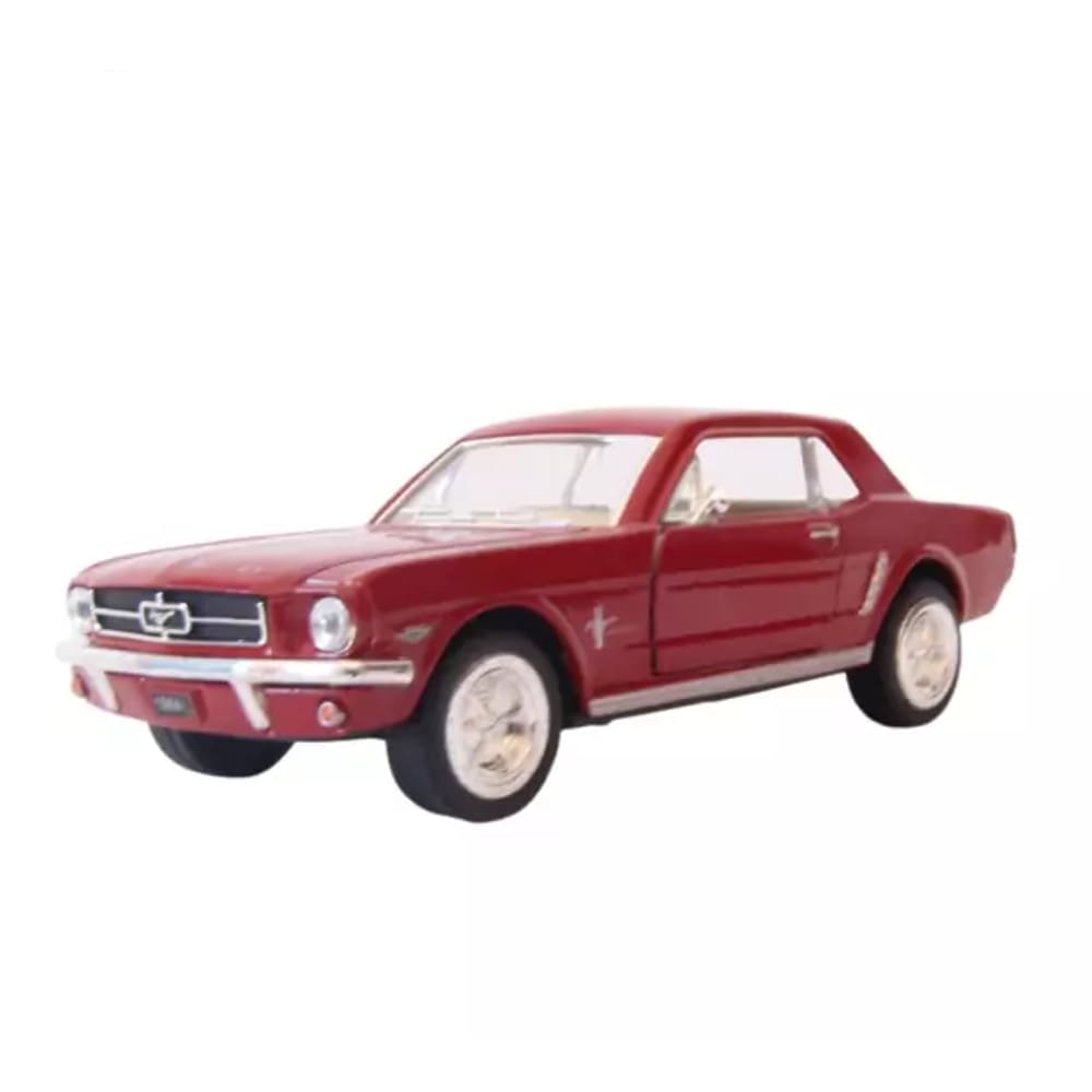 Ford Mustang 1964 Hardtop 1:36 Kinsmart Vermelho