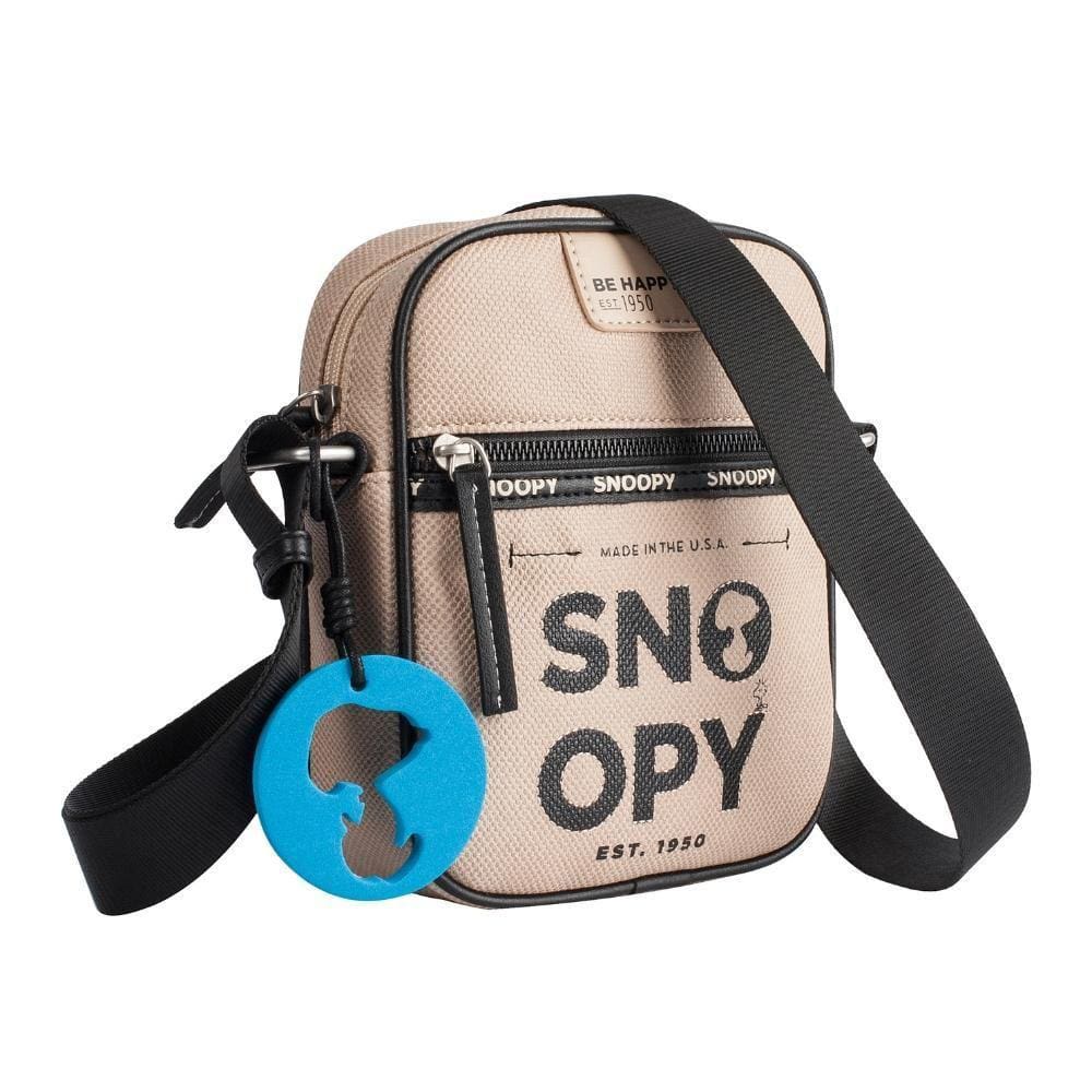 Bolsa Transversal Snoopy Sp2638Bg Bege Semax