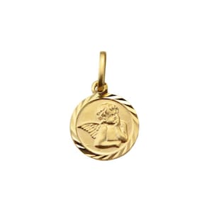 Pingente Anjo Da Guarda 1 Cm Em Ouro 18K