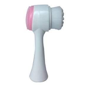 Escova/ Esponja Facial Branca/Rosa