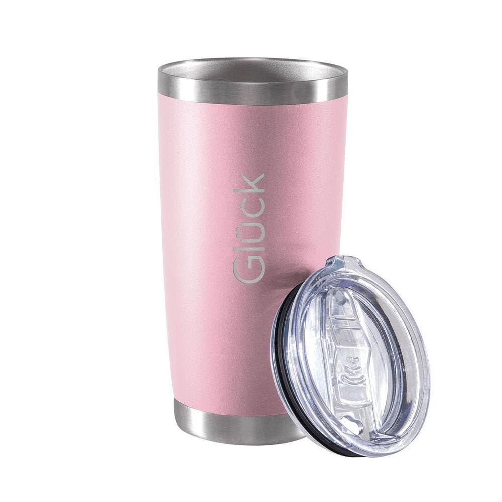 Copo Térmico Gluck Lucky 591ml Aço Inox Parede Dupla - Rosa