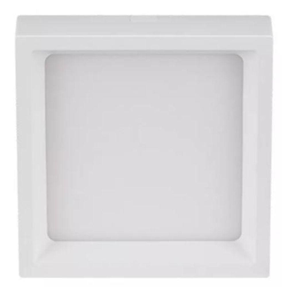 Painel Led Sobrepor Quadrado Recuado 18W 3000K