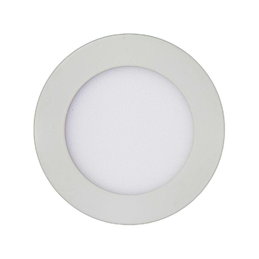 Painel Led Kian Redondo Sobrepor Branco 12W Bivolt 4000K - L