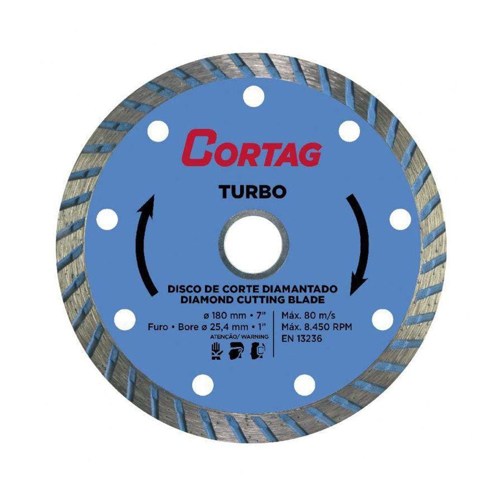 Disco Diam 180Mm Turbo Cortag