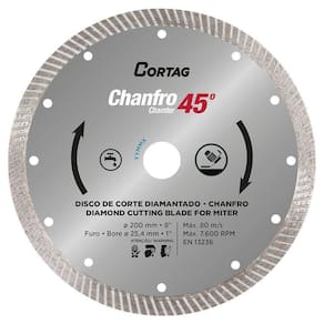 Disco Diamantado 200mm Linha Zapp para Chanfro 45° Cortag