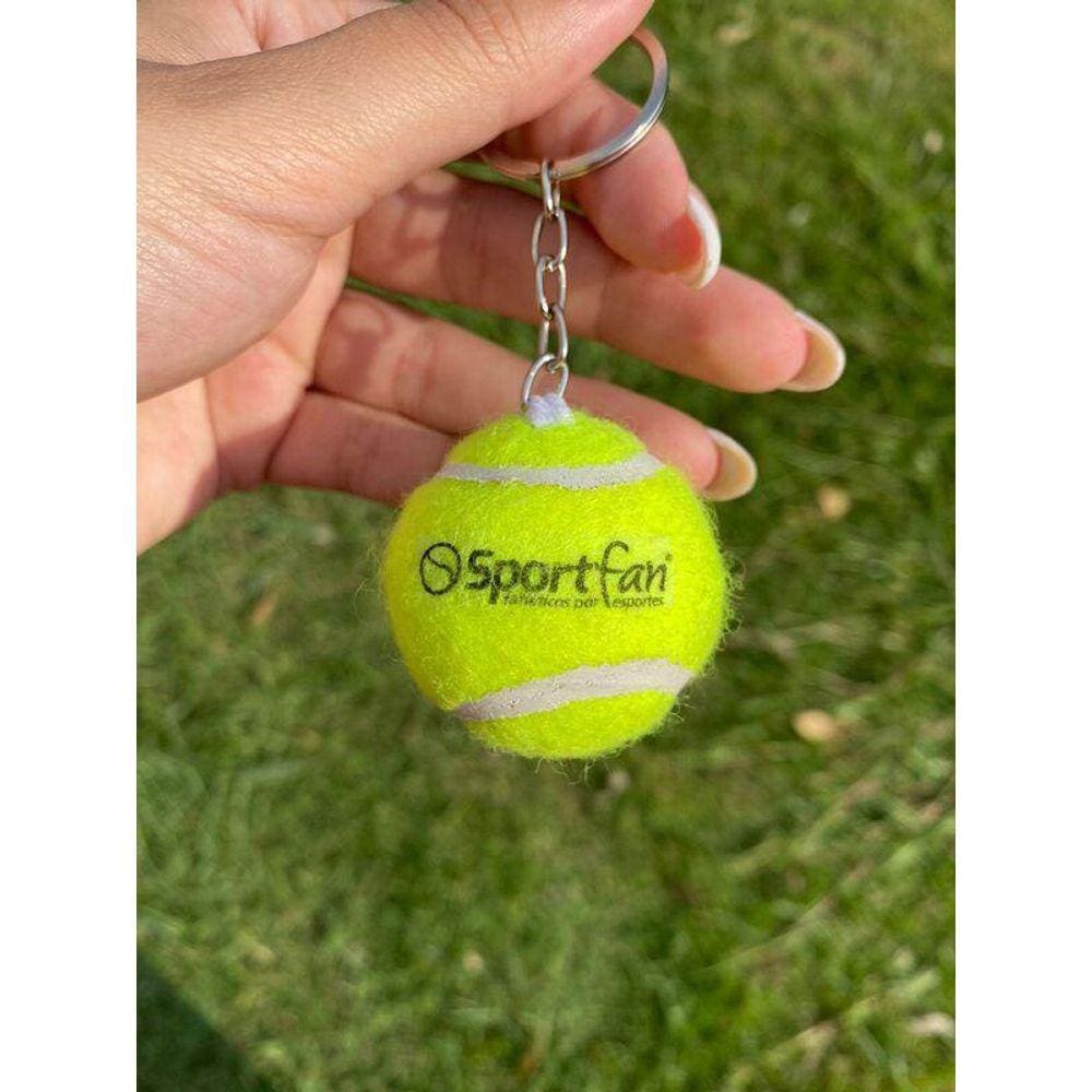 Chaveiro Sportfan Bolinha de Tênis Branco