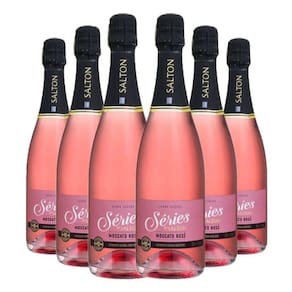 Kit 06 Espumantes Salton Moscato Rosé Séries 750ml