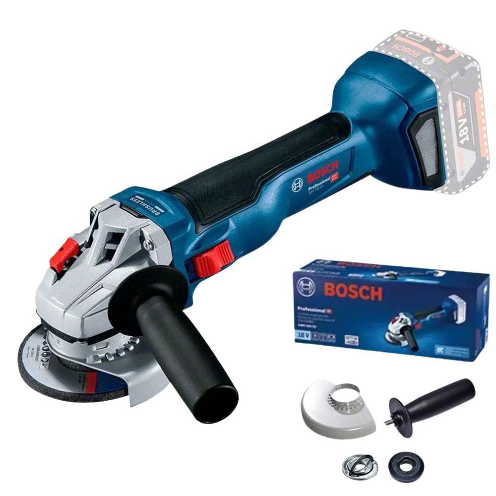 Esmerilhadeira Angular Sem Fio 5 125Mm Bosch 18V Gws 18V-10