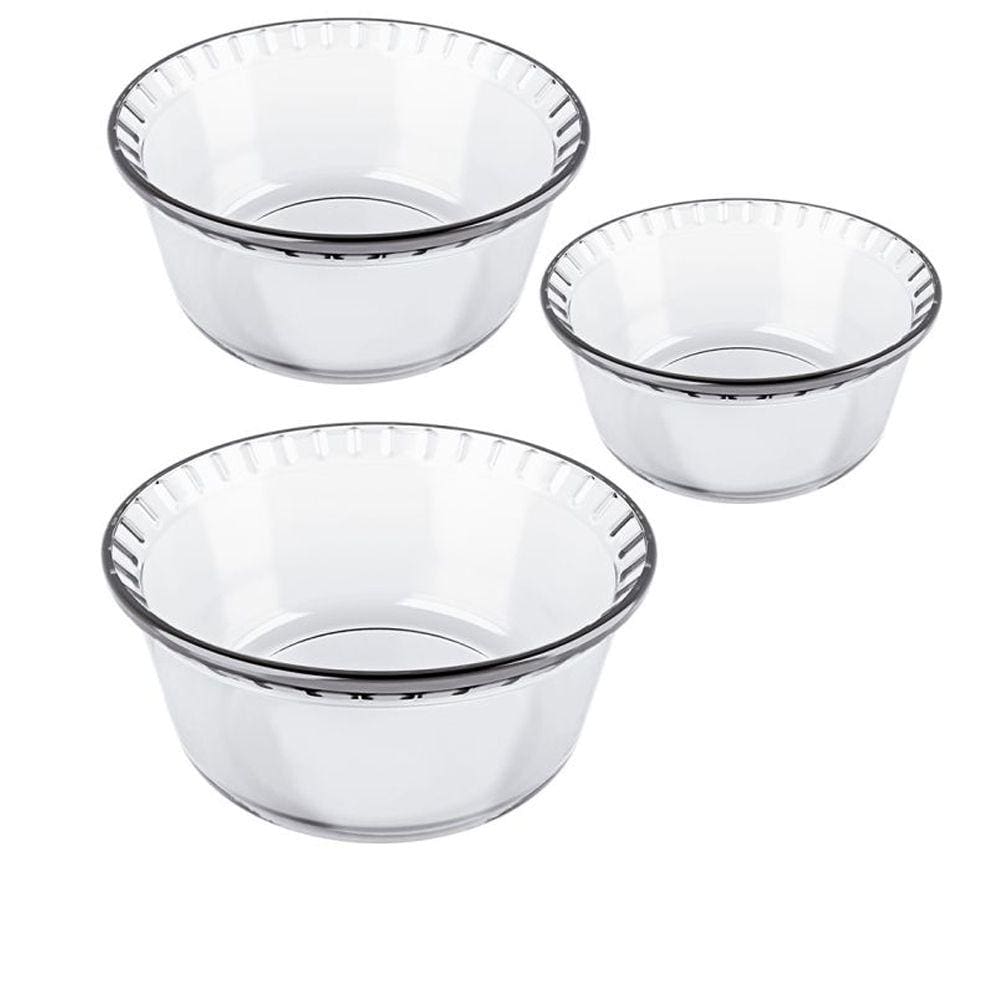 Kit 3 Forma para Suflê Marinex P,M,G Assadeira Nadir Bolo