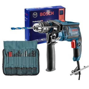 Furadeira De Impacto 650W Bosch Gsb13Re Gsb 13 + Acess Prof