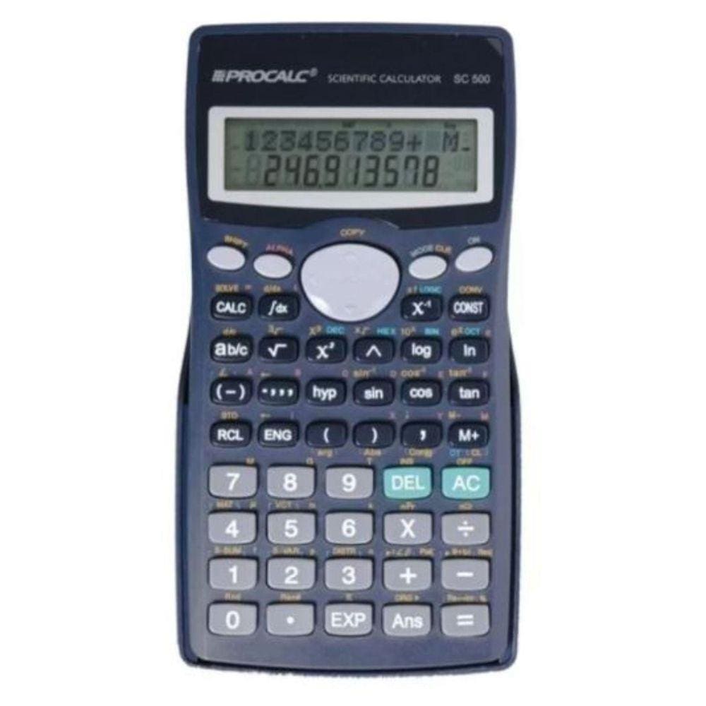 Calculadora Científica Sc500 Procalc 10+2 Díg. 401 Funções
