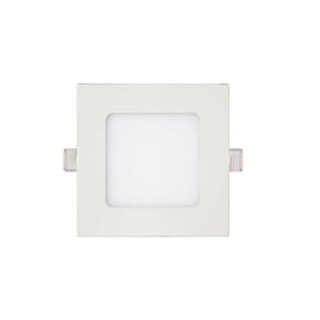 Luminaria Plafon Led Embutir Quadrado Slim Kian 18W 6000K