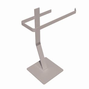 Porta Toalha Rosto Mao Toalheiro Bancada Pia Lavabo Branco