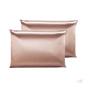 Kit 02 Fronhas De Cetim Antifrizz 50X70 Cabelo Chocolate