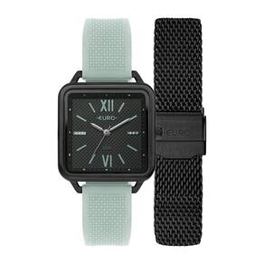 Relógio Euro Feminino Candy Colors Preto - Eu2036Yrc/T4P