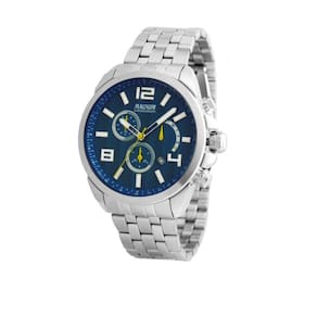 Relógio Magnum Masculino Cronógrafo Ma35271F Prata Fundo