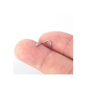Piercing Nariz Nostril Chapa Bolinha Aço Cirúrgico