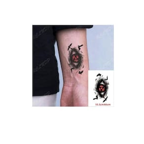 Tatuagem Temporaria Sombras Anime Naruto