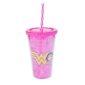 Copo Mulher Maravilha Dc Comics 450Ml - Tasco Inport