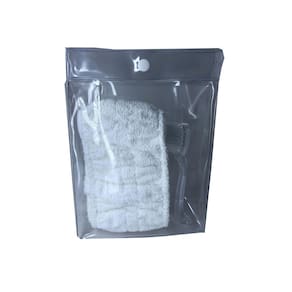 Kit Spa Day Escova Facial+ Faixa Transparente E Branco