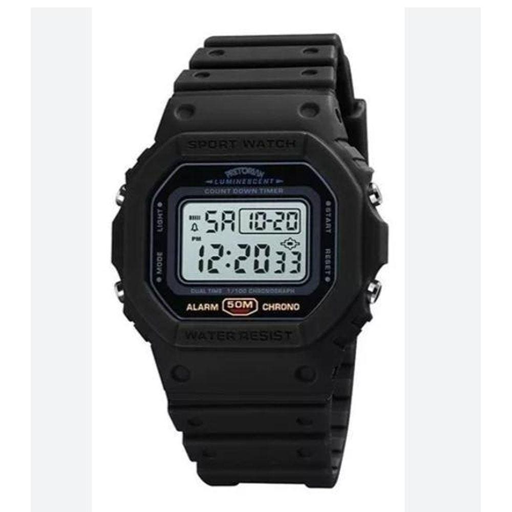 Relógio Umbro Masculino Digital - Borracha - Preto