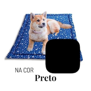 Colchonete Pet P Cães E Gatos 60X40 100% Pvc - Preto