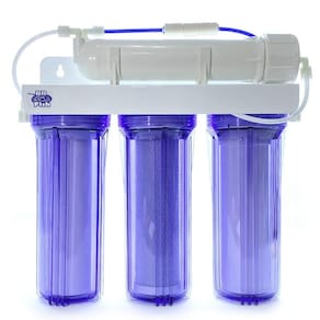 Filtro Osmose Reversa E Deionizador 75Gpd Transparente