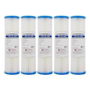 5 Un Filtro Plissado Hydronix Cavalete Lavável 10 50 Micras