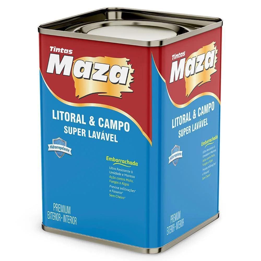 Tinta Acrílico Litoral E Campo Branco 18L - Maza