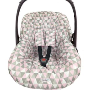 Capa Bebê Conforto 70x50x3cm - Algodão/Poliéster + Prot.