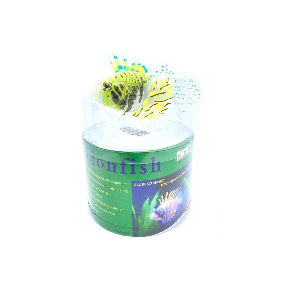 Enfeite Lionfish Peixe Maxxi Decoração Aquários Preta 15111K