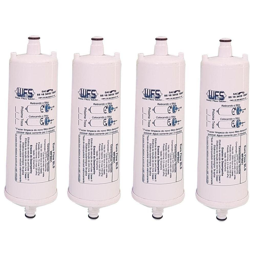 Kit 4 Filtros Refil Purificador Europa - Hf By Hebe - Bliss