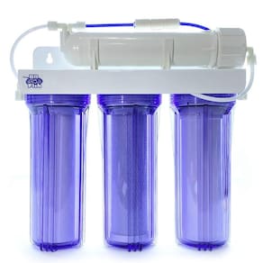 Filtro Osmose Reversa E Deionizador 100Gpd Aquario Transpare