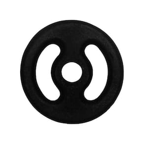 Anilha Ferro Fundido 2 Kg - Furo 30-33mm - Preto