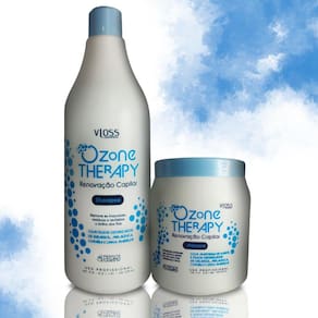 Kit Ozone Therapy Shampoo E Máscara Para Fios Reestruturados