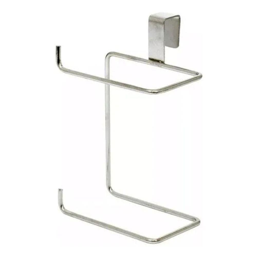 Porta Papel Higien. Duplo Caixa Acoplada-Cromado-Cod:Pl0086