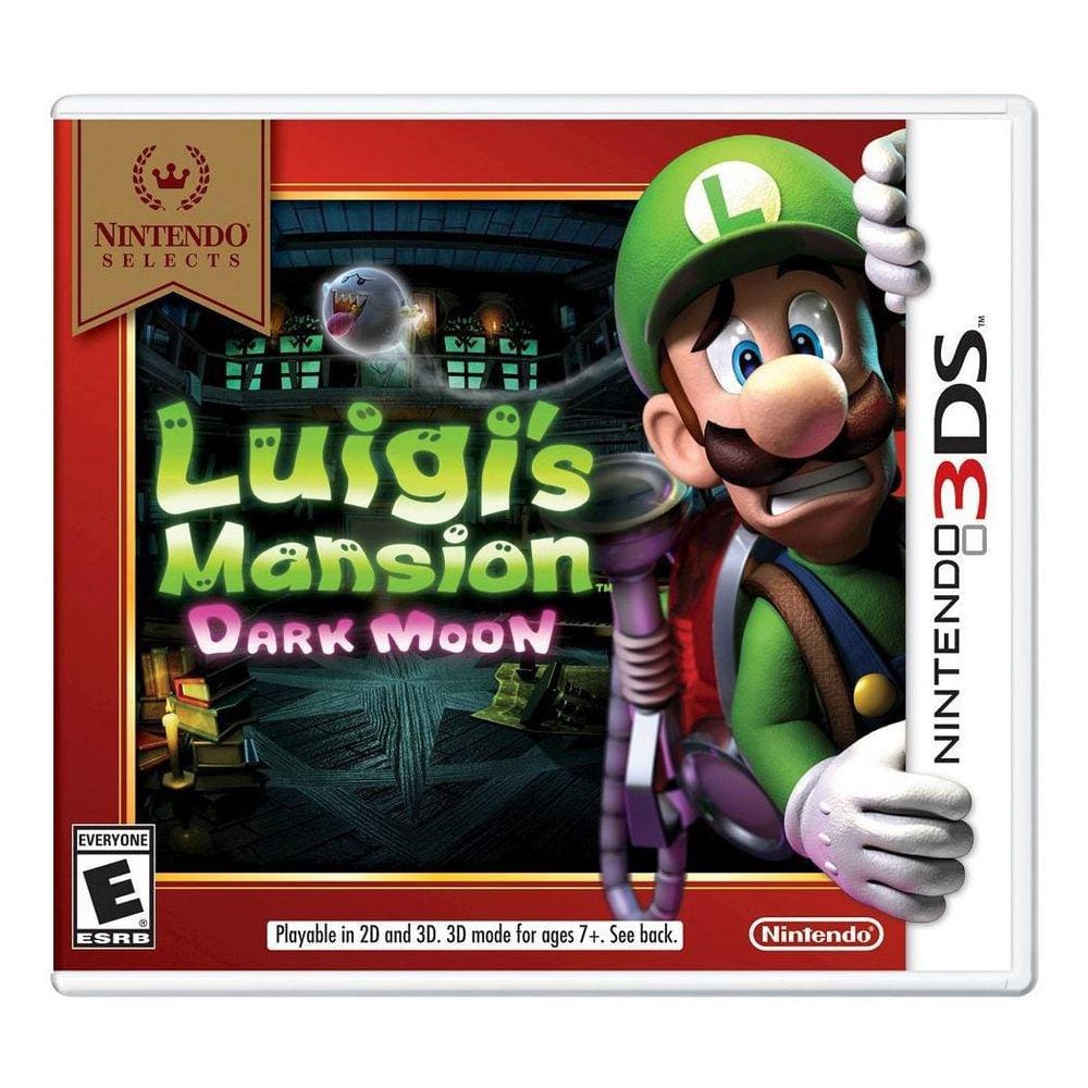 Jogo Midia Fisica Luigis Mansion Dark Moon Para Nintendo 3Ds