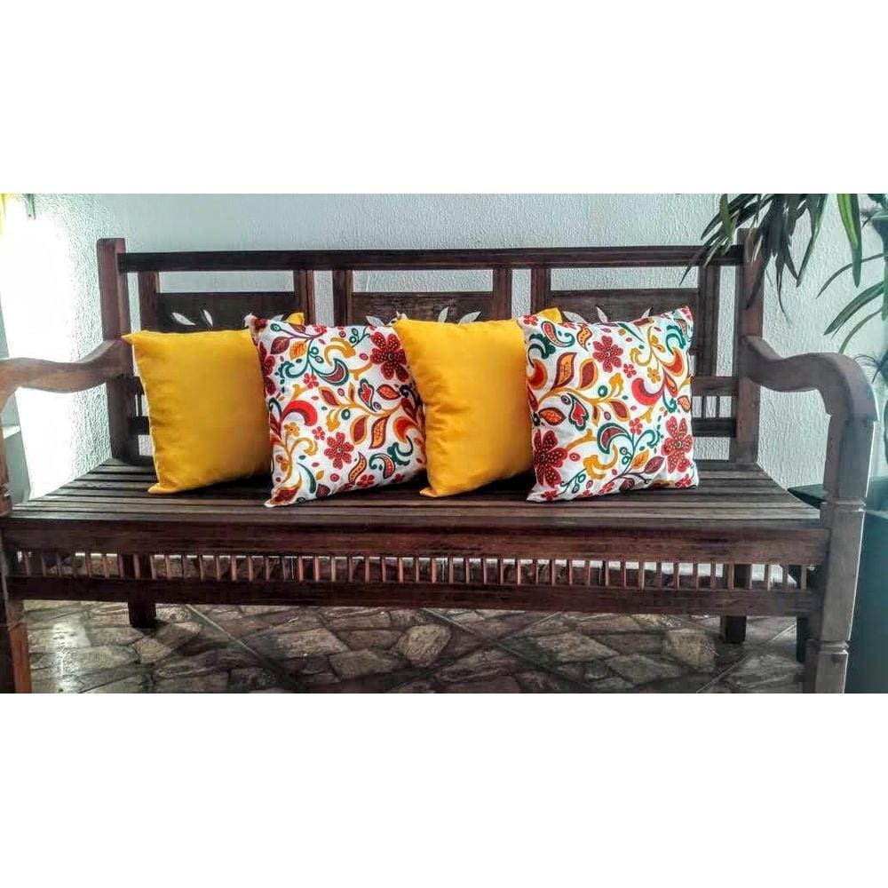 Kit De 4 Capas De Almofadas Decorativa