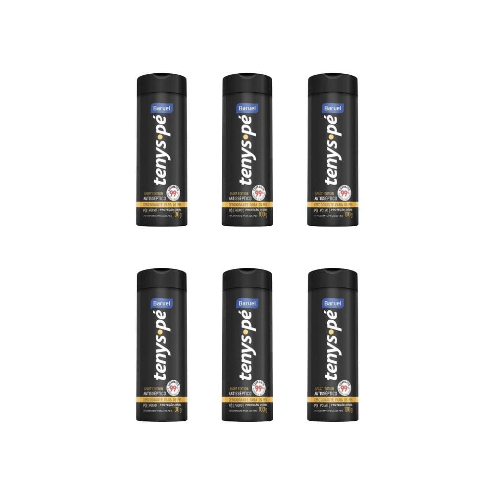 Talco Pes Tenys Pe Baruel Po 100g Sport Edition-Kit C/6un