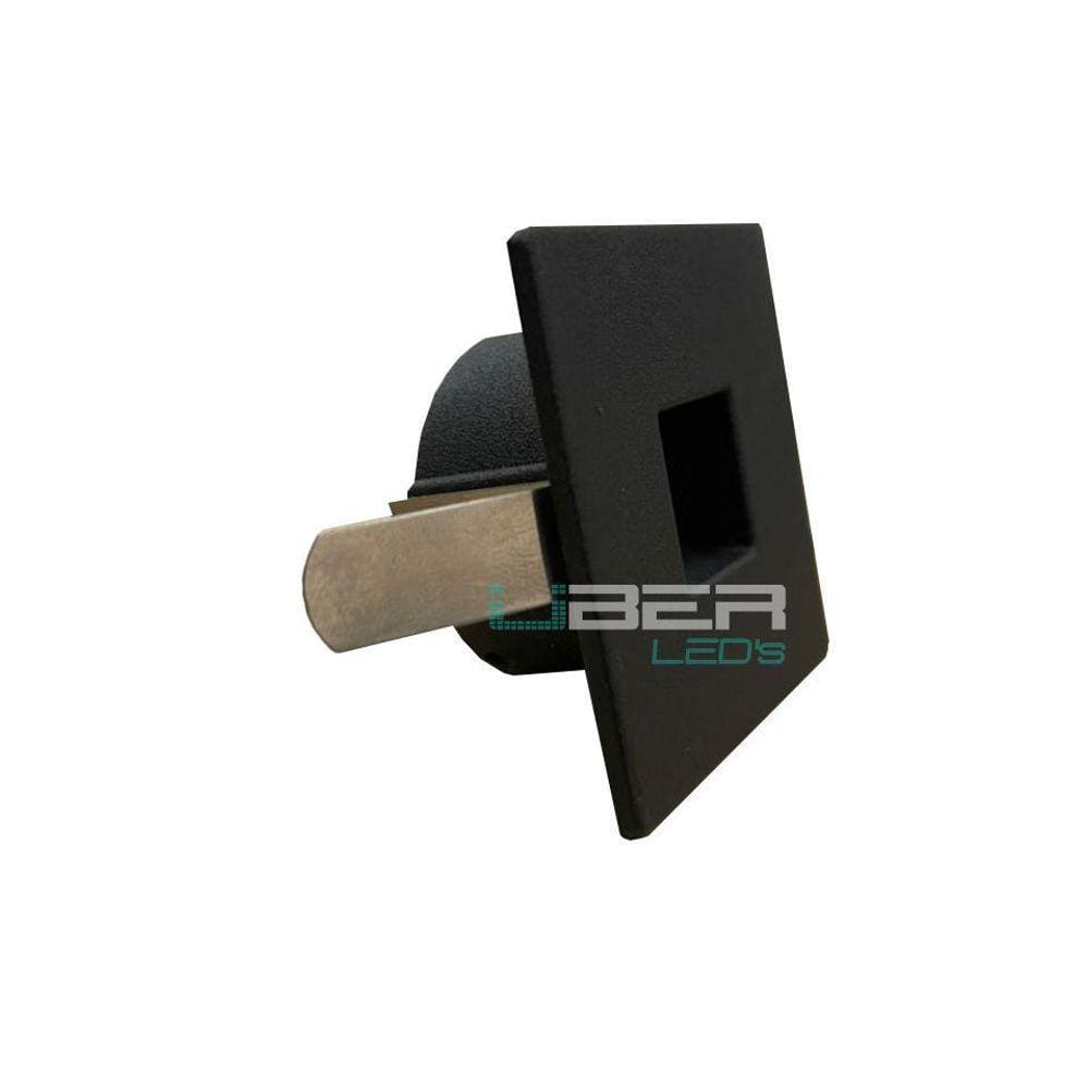 Spot Laser Facho Pequeno Para Mini Dicroica Quadrado Preto