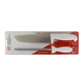 Kit Faca De Corte E Afiador Chaira Mundiart - Ba0036