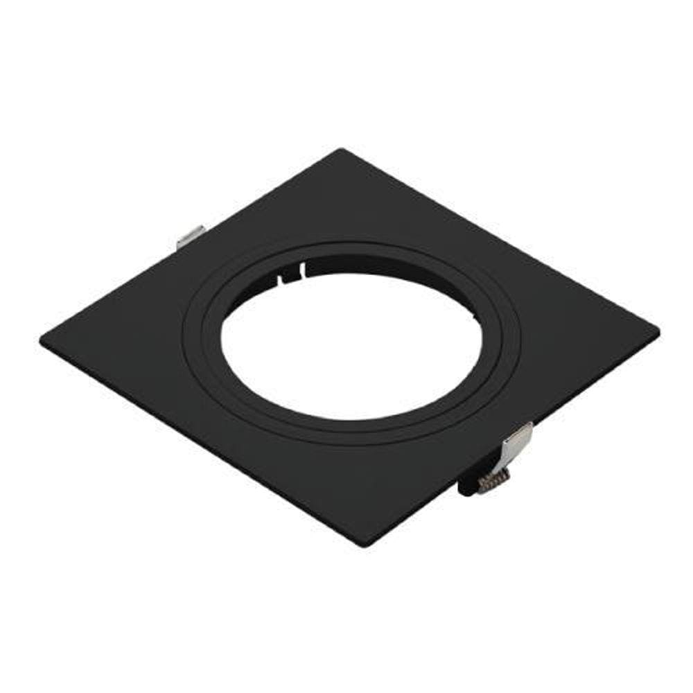 Spot Embutir Plano Mini Dicroica Abs Preto 6288